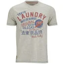 Tokyo Laundry Men's Toyo Rally T-Shirt - Oat Grey Marl - S - Oat Grey Marl Image 1