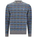 Original Penguin Men's Fairisle Shetland Knit - Rain Heather - S - Rain Heather Image 1