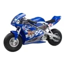 Razor Pocket Rocket Mini Electric Motorcycle - Blue Image 1