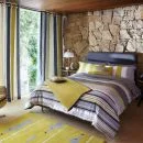 Scion Lace Stripe Duvet Cover - Grey - Double - Gris Image 1