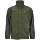 Regatta Men's Portman Waterproof ISOLITE Lightweight Jacket - Racing Green/Ash - S - Vert Citron Image 1
