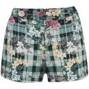 Glamorous Women's Scuba Coordinating Shorts - Green - UK 8 - Vert Citron Image 1