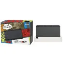 NEW 3DS Black Console - Includes White Charging Cradle Image 1