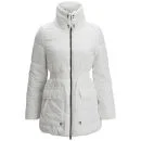 Brave Soul Women's Ghost Long Padded Jacket - White - 8 - Blanc Image 1