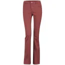 Motel Women's Chantel Kickflare Denim Trousers - Wine - XS - Noir Image 1
