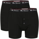 Ben Sherman Men's 2-Pack Boxer - Black - S - Noir Image 1