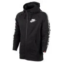 Nike Men's AW77 Full Zip Hoody Tape Logo - Black - M - Noir Image 1