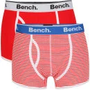 Bench Men's 2-Pack Boxers - Red - S - Rouge Image 1