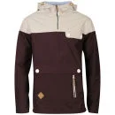 Soul Star Men's Jolly Overhead Jacket - Red/Stone - S - Red/Stone Image 1