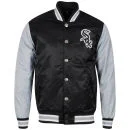 Majestic Men's Chicago White Sox Bleacher Satin Jacket - Black - S - Noir Image 1