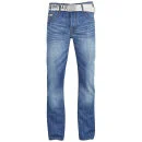 Smith & Jones Men's Furio Straight Fit Jeans - Light Wash - 28S - Bleu Image 1