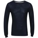 Jack & Jones Men's Bright O-Neck Knit - Dress Blue - S - Bleu Image 1