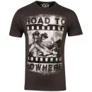 Ringspun Men's Dead End Photo Print T-Shirt - Black - S - Noir Image 1