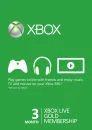 Xbox Live 3 month Gold Membership Card Image 1
