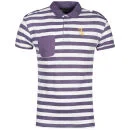 Soul Star Men's Nautical Polo-Shirt - Purple - S - Violet Image 1
