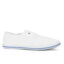 Tokyo Tigers Men's Alphonso Plimsole Shoes - White - 6 - Blanc Image 1