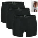 DKNY Men's 3-Pack Hip Boxers - Black - S - Noir Image 1