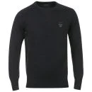 Firetrap Men's Galaxed Crew Neck Jumper - Night - M - Dark Blue Image 1