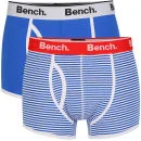 Bench Men's 2-Pack Boxers - Blue - S - Bleu Image 1