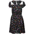 Influence Women's Sweet Print Dress - Navy - 8 - Navy Image 1