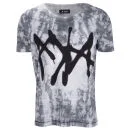 AKA Men's Ubos Scrunch Dye T-Shirt - White - S - Blanc Image 1