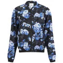 ONLY Women's Rayne Floral Bomber Jacket - Blue - XS/UK 4 - Bleu Image 1