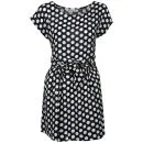 Chickster Women's Polka Dot Dress - Black - 8 - Noir Image 1