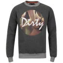 Beck & Hersey Men's Dirty Girl Crew Neck Sweatshirt - Charcoal Marl - S - Charcoal Marl Image 1
