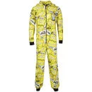 Homer Simpson Men's Printed Onesie - Yellow - S - Citron Image 1