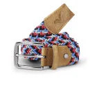 Voi Men's Donald Nylon Weave Belt - Red/Insignia Blue - One Size - Red/Insignia Blue Image 1