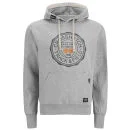 Crosshatch Men's Heyton Printed Hoody - Grey Marl - S - Gris Image 1