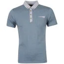 Boxfresh Men's Kaiyo Polo Shirt - Blue Fleck - S - Blue Fleck Image 1