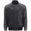 Brave Soul Men's New Jersey Baseball Jacket - Black - S - Noir Image 1