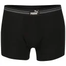Puma Men's Contrast Waist Band Boxers - Black - S - Noir Image 1