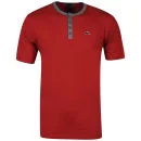 Atticus Men's Young Gun - Grandad T-Shirt - Red - S - Rouge Image 1