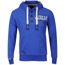 Tokyo Laundry Men's Morris Hooded Sweatshirt - Ocean - S - Ocean Image 1