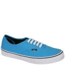 Vans Authentic Canvas Trainers - Malibu Blue/ Black - 3 - Malibu Blue/Black Image 1