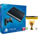 PS3: New Sony PlayStation 3 Slim Console (12 GB) - Black (Includes 2014 FIFA World Cup Brazil) Image 1