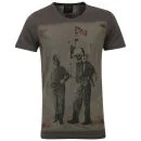 Firetrap Men's Daytrip Print T-Shirt - Petrol - M - Gris Image 1