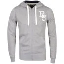 Ringspun Men's Zipa Hooded Sweat - Grey Marl - S - Gris Chiné Image 1