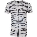Atticus Men's Skeleton Short Sleeved Slim T-Shirt - White - S - Blanc Image 1