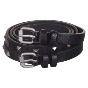 BENCH ELEN STUDDED DOUBLE BELT - S-M - Noir Image 1