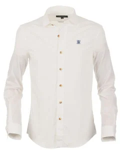 Full Circle Men's Rantee Long Sleeve Shirt - White - S - Blanc Image 1