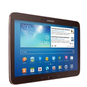 Samsung Galaxy Tab 3 WiFi 10.1 Inch Tablet 16 GB - Golden Brown Image 1