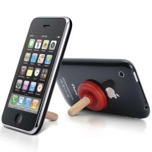 iPlunger - Mini Stand for iPhone and iPod Image 1