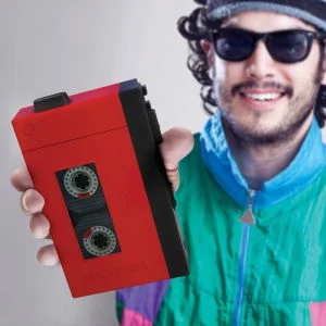 Drinkman Walkman Shaped Hip Flask Image 1
