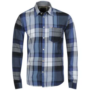 Jack & Jones Vintage Men's 500 Checked Shirt - Blue - XXL - Bleu Image 1