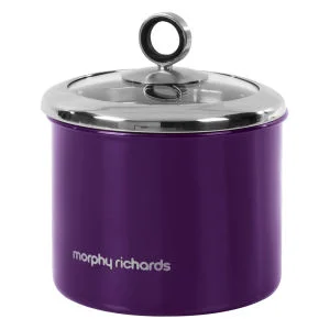 Morphy Richards Accents Small Storage Canister - Plum Image 1