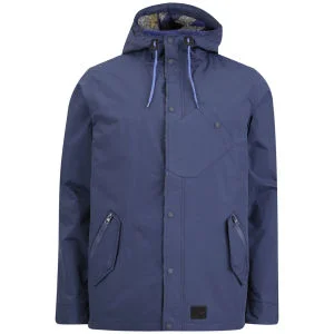 Boxfresh Men's Bietal Jacket with Aztec Lined Hood - Navy - S - Navy Image 1