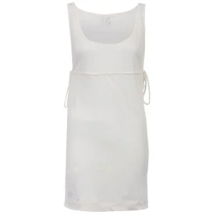 Chloe Empire Waist Dress - White - 10 - Blanc Image 1